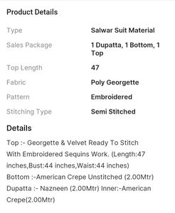 Blue Party Wear anarkali