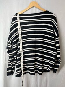 Striped Knit Sweater