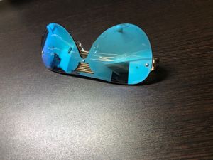 Aldo Blue Lens Aviator Sunglasses