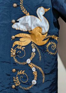 🦢 Swan Print Kurta