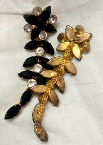 Black Earring So Nice With Chain Pandent