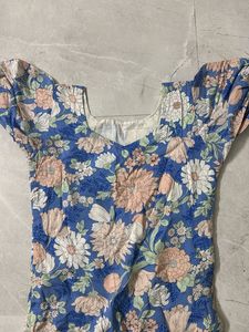 Floral Print Mini Dress