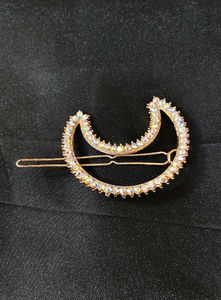 Sparkly Moon Hair Clip