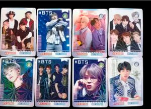 bts super playing card game booster cards
