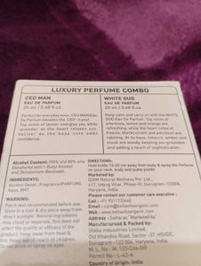 BELLAVITA PERFUME COMBO