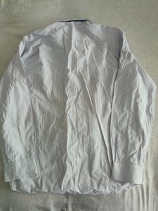 Men&#39;s Grey Chequed Long Sleeve Shirt