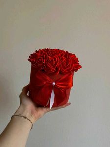Purple Rose Box Arrangement