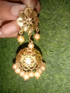 Gold Floral Jewelry Set
