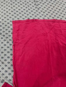 Pink T Shirt With White Shorts