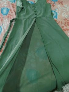 Green Flowy Dress