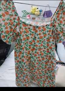 Floral Cottage Core Dress