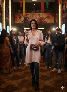 ✨ Thrift Alert: Zara Blush Lumina Tunic! 🌸