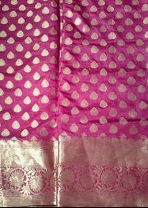 Green Heavy Work Saree With Blouse +, Mehndi Gree