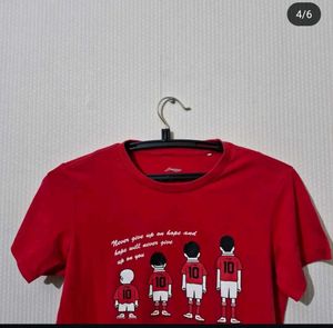 LI-NING COTTON TSHIRT ( red )