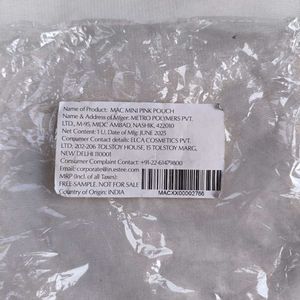 MAC Pink Cosmetic Pouch