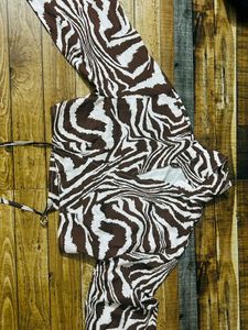 Branded SHEIN Women Regular Fit Animal Print Top