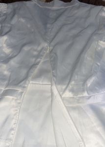 White Back Less Crop Top