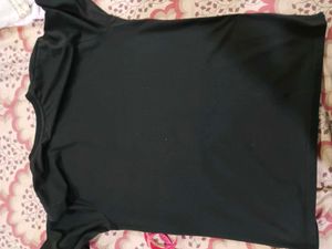 Black Tee with Green Dragon Graphic Men