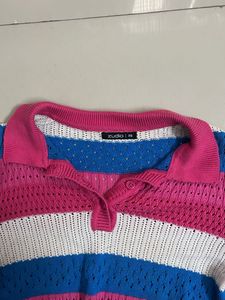 Pink Crochet Top