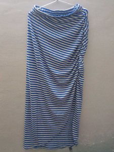 Front Slit Long Mermaid Skirt