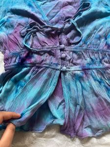 Tie Dye Blouse Top