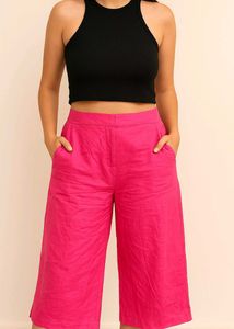 Pink Casual Pants