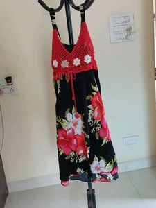 Floral Crochet Sundress