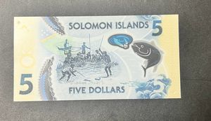 Sale. 5dollars Solomon Island Nice Condition Rare