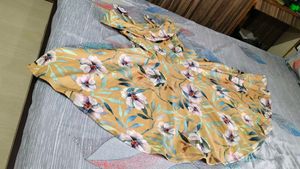 Floral Print Off-Shoulder Dress