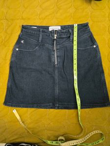Calvin Klein Denim Mini Skirt waist 30