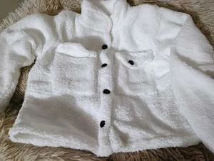 Cozy White Sherpa Jacket