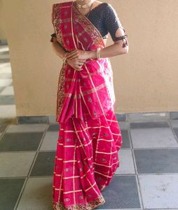 Saree Pink Color Beautiful ❤️