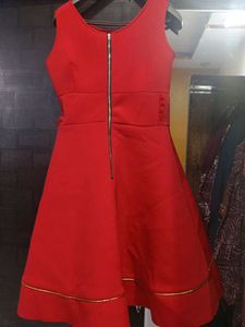 Red Sleeveless Dress