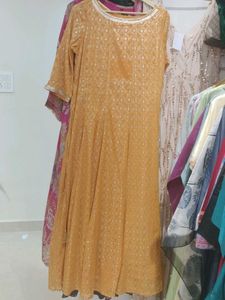 beautiful chiffon floral kurti