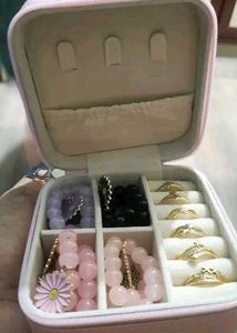 Travel Jewellery Box Leather