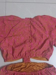 Pink Cutout Mini Dress