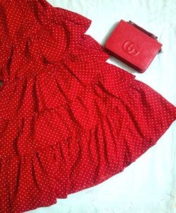 Flared Western Dress