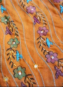 3 piece mirror embroidery cotton unstitched suit