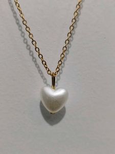 Pearlescent Heart Necklace
