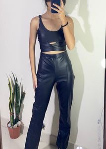 Zara Leather Pants