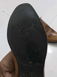 BlackBerry Brown Leather Wingtip Oxford Shoes