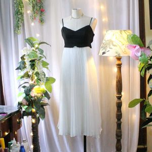Elegant Black & White Dress