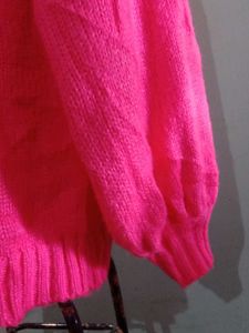 XXXL size Pink Knit Cardigan