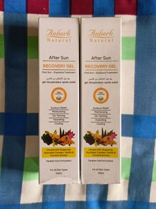 1 Pack Anherb Natural After Sun Recovery Gel