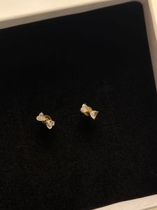 Zirconia Dainty Bow Studs
