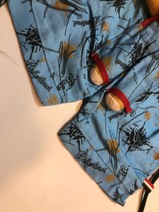 Vintage Teddy Bear Pocket Overalls