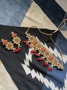 Red Elegant Necklace Set