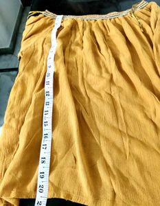 Mustard top for women and girls ✨