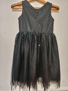 Sparkly Black Dress 4-6 years
