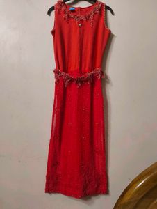 chinese cheongsam red kurti 🍒